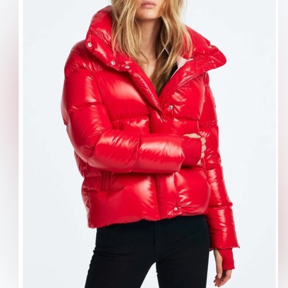 Women’s red SAM puffer jacket size XS